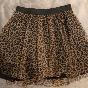 Torrid Leopard Skirt